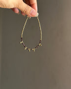 Amethyst Drop Bracelet