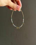 Blue Agate Drop Bracelet