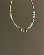 Blue Agate Drop Bracelet