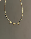 Black Onyx drop Anklet