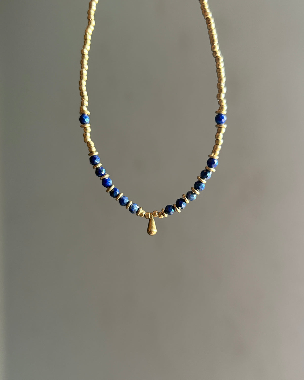 Lapis Lazuli drop Anklet