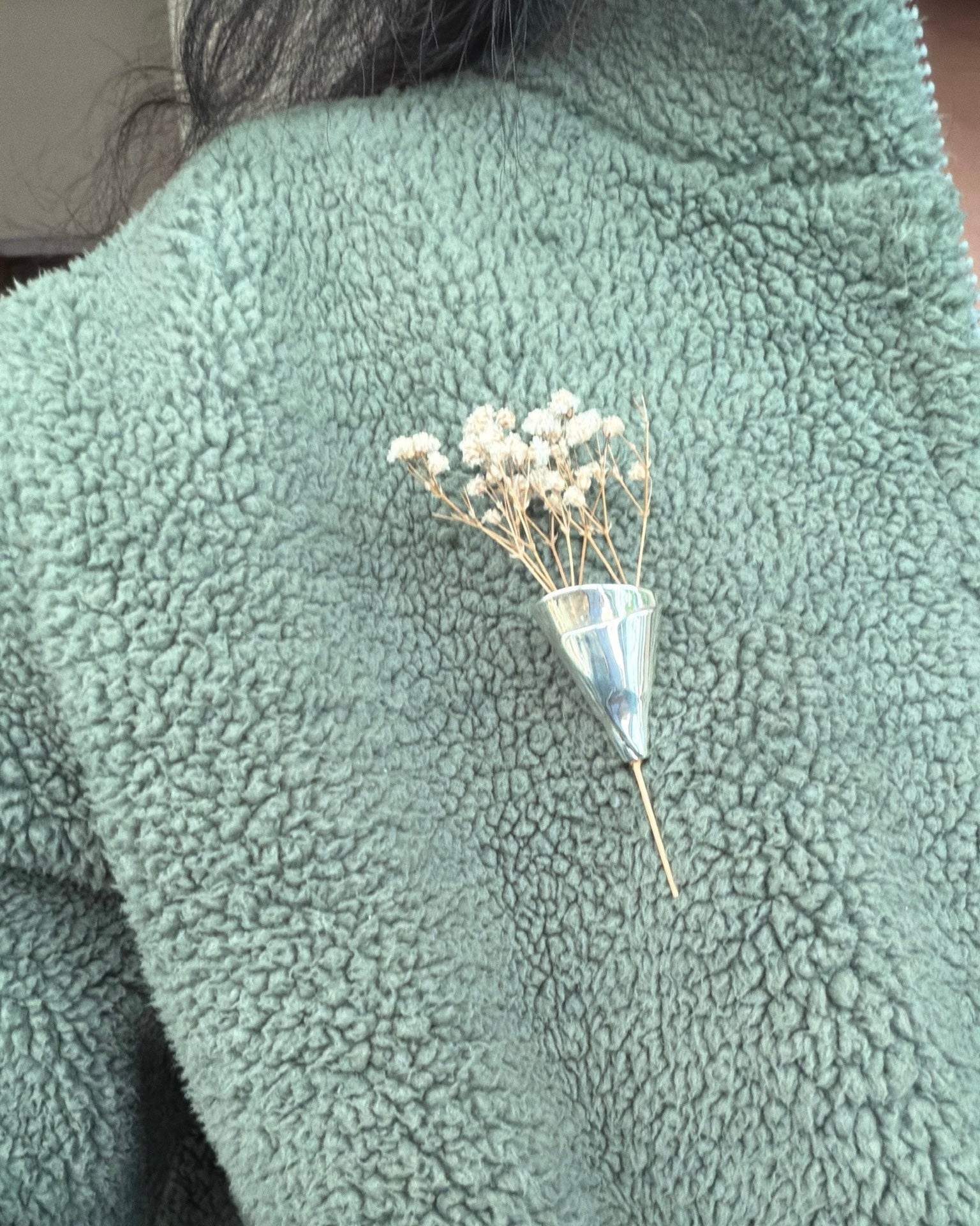 Bouquet Brooch Silver