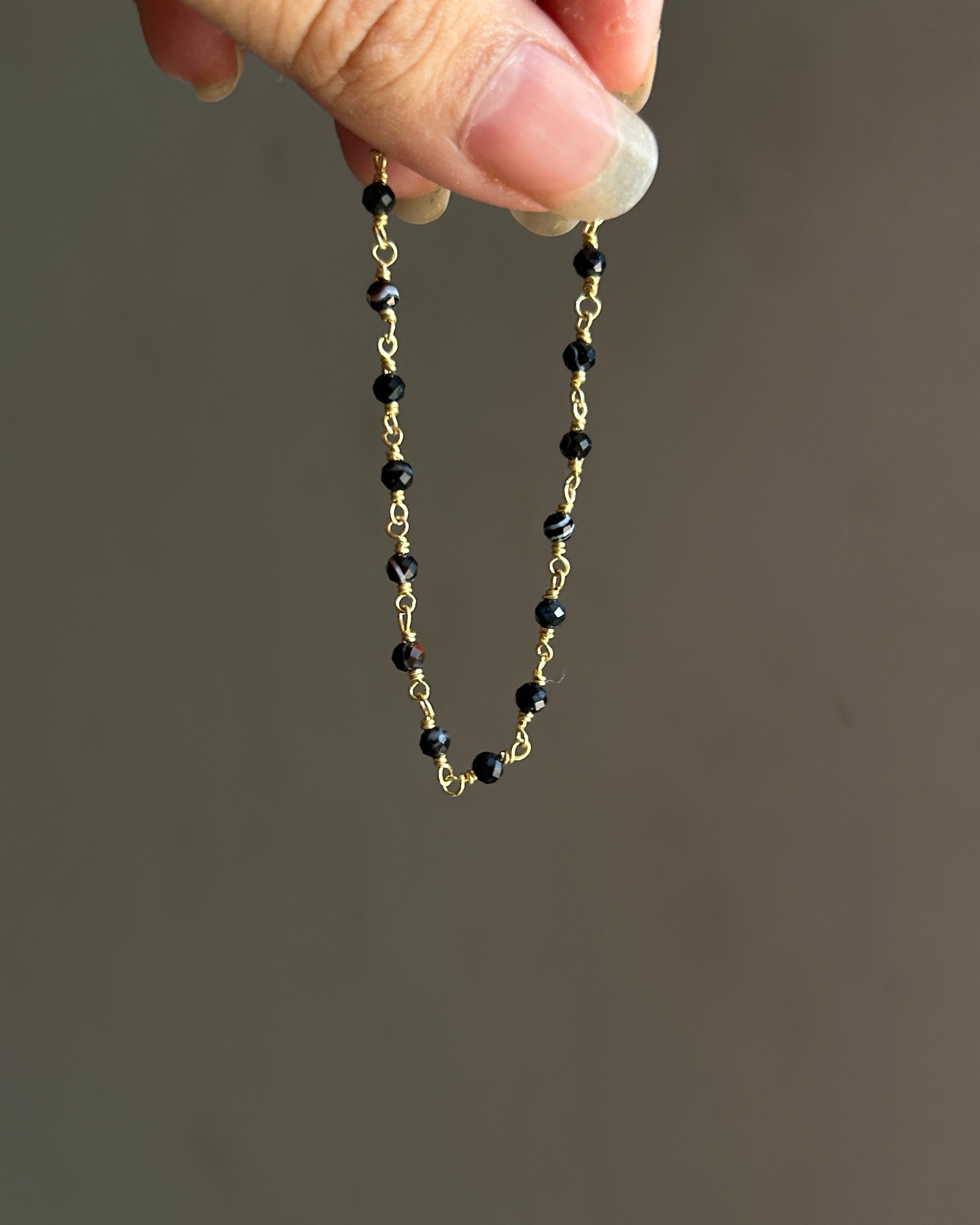 Black Onyx Crystal Bracelet