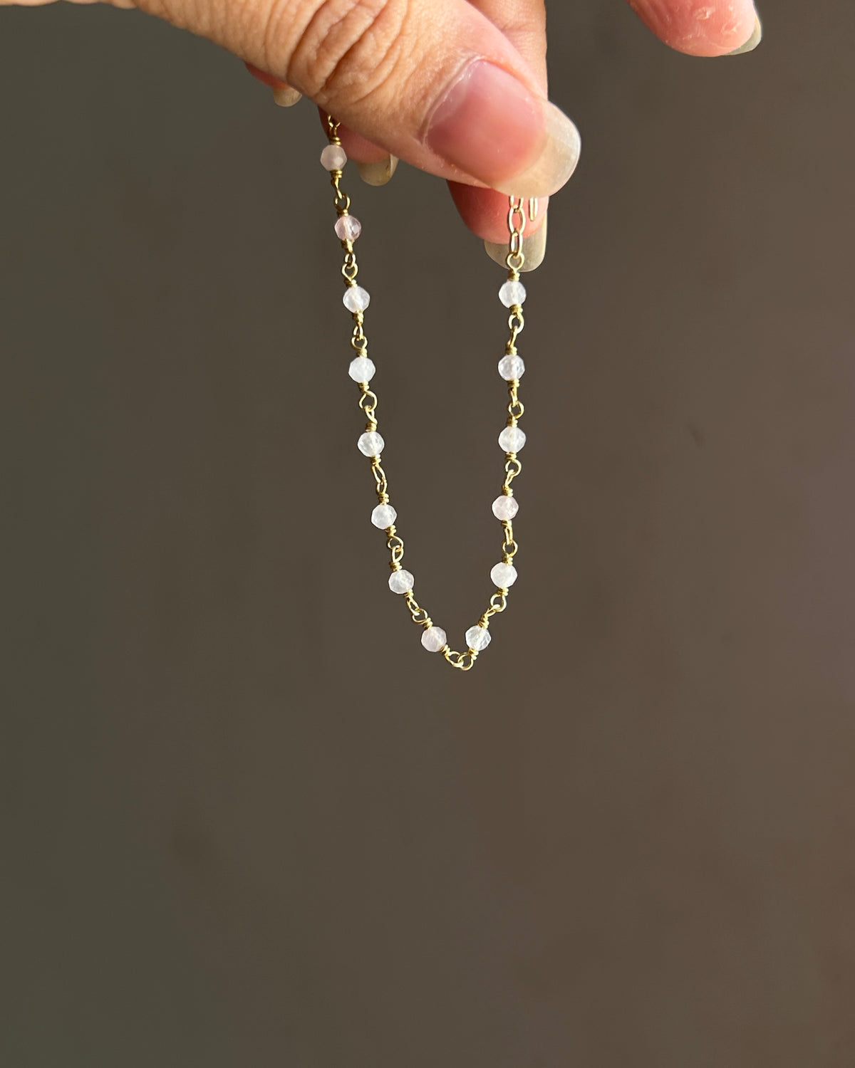 Rose Quartz Crystal Bracelet