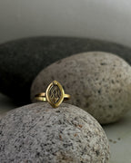 Mini Yoni Ring Brass