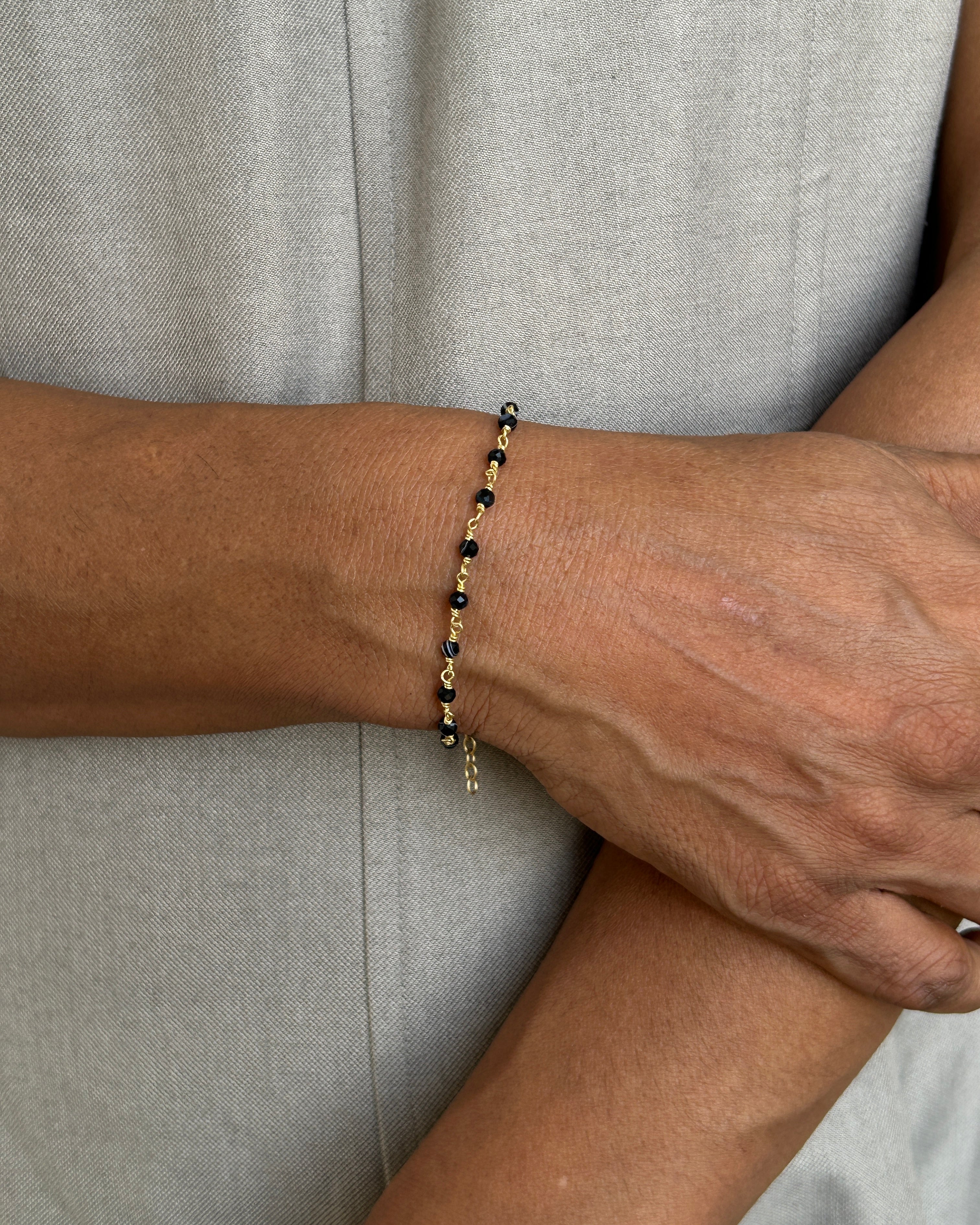 Black Onyx Crystal Bracelet