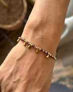 Amethyst Drop Bracelet