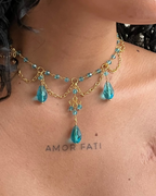 Bridgerton Blue Necklace