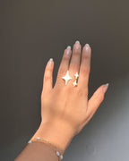 Sparkle Emoji Ring Brass