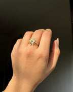 North Star Ring Brass