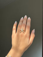 Starfish Ring Brass