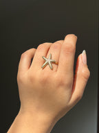 Starfish Ring Brass