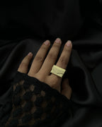 Vintage Envelope Ring Brass