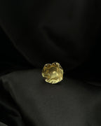 Small Abstract Ring Brass