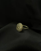 Vintage Memory Ring Brass