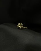 Lotus Ring Brass