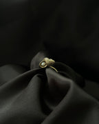 Sea Shell Ring with Pearl Brass