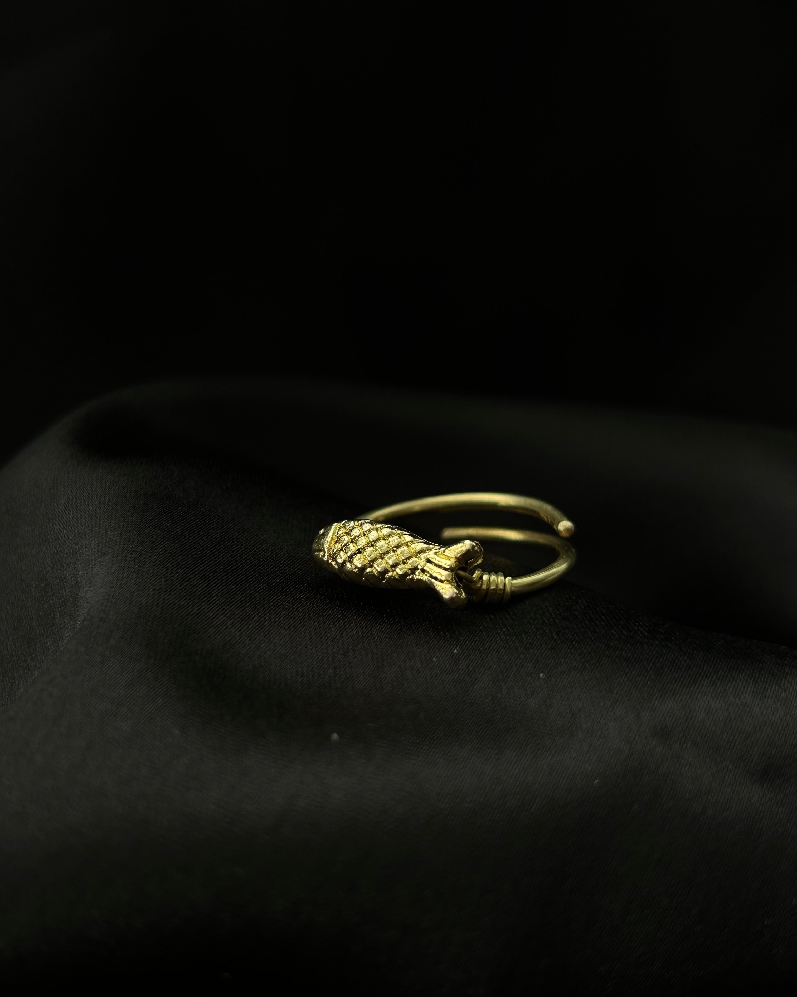 Fish Ring Brass