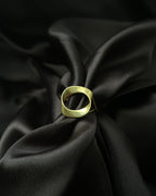 Fair and Square Ring Brass