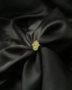 Hamsa Ring Brass
