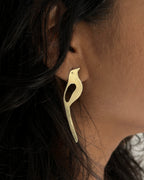 Birdies Brass Earrings