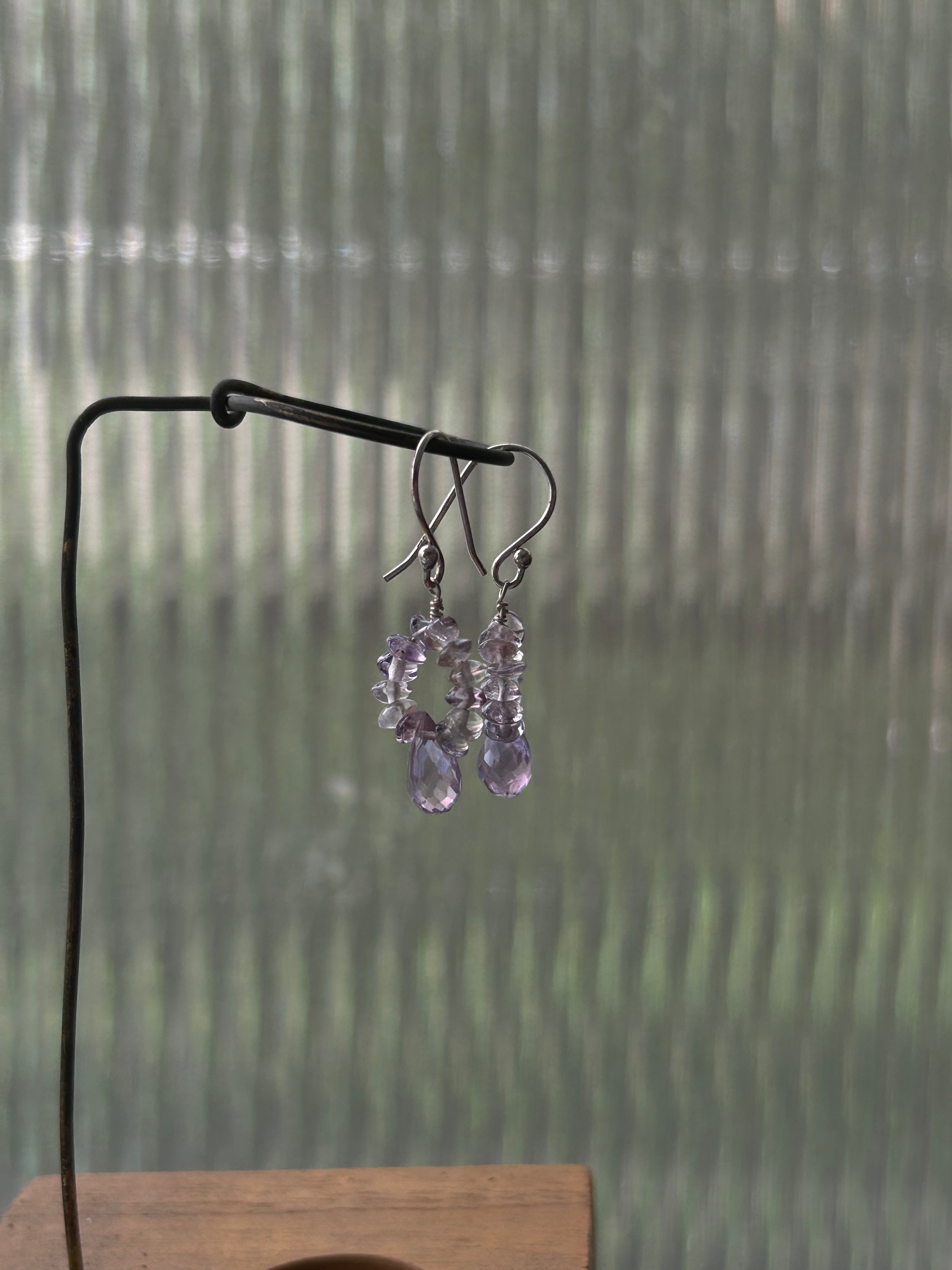 Amethyst Drop Earrings