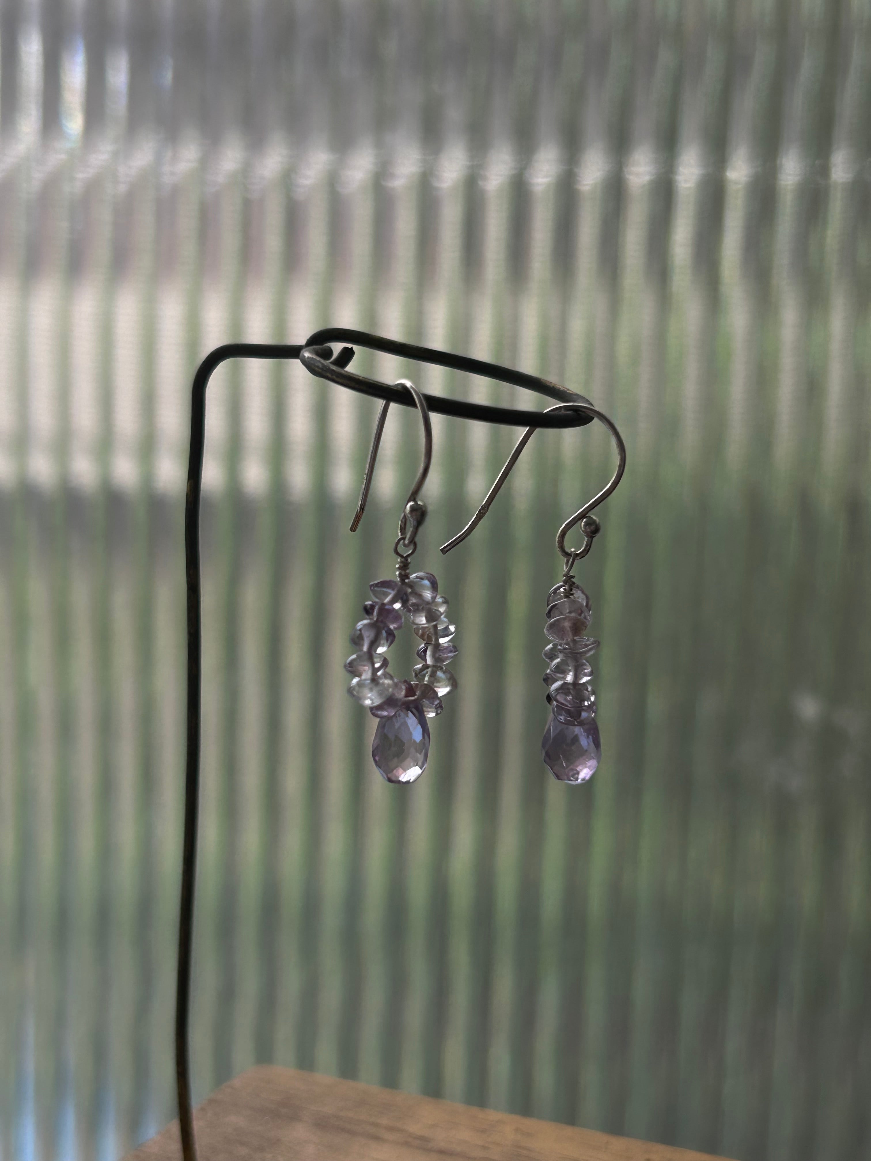 Amethyst Drop Earrings