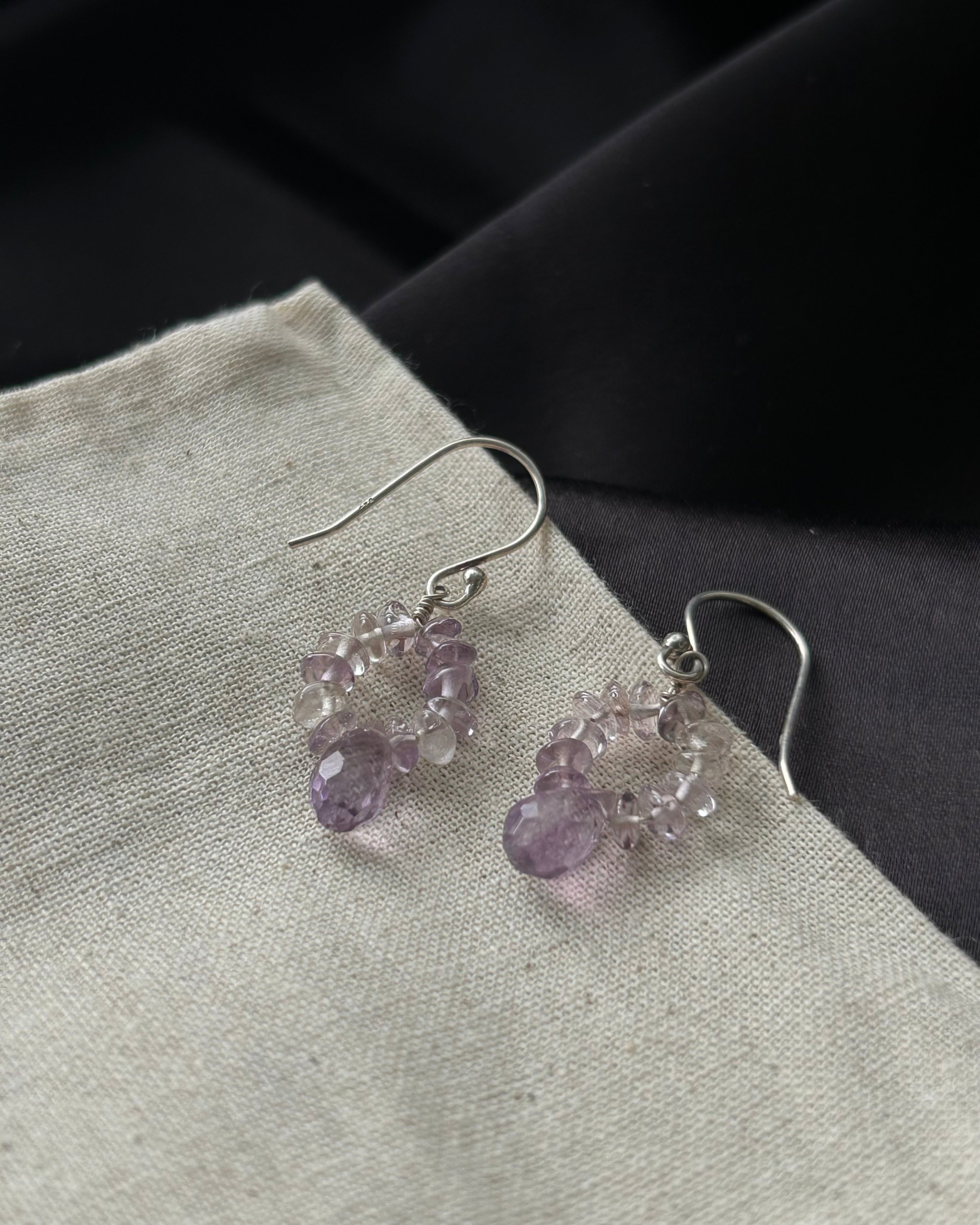 Amethyst Drop Earrings