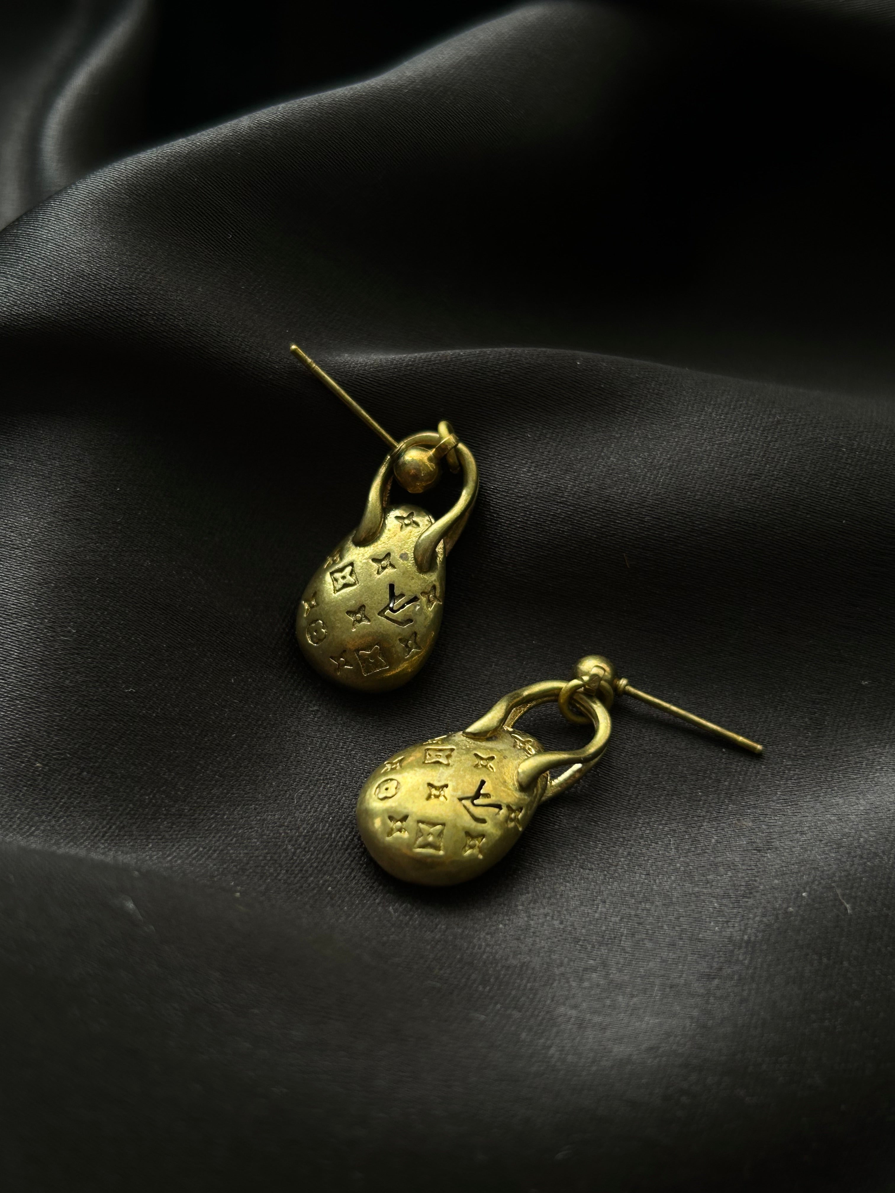 LV Handbag Earrings