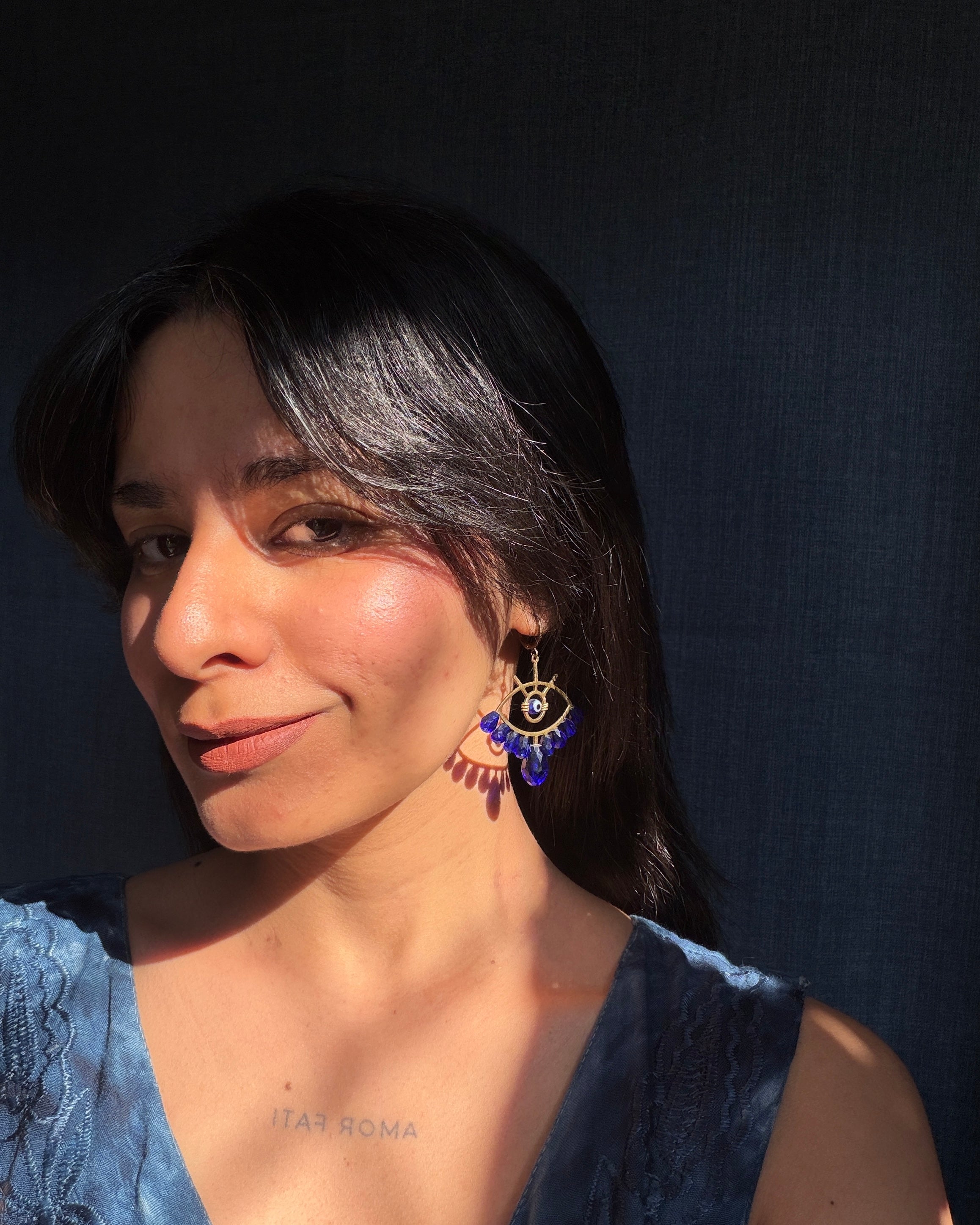 Evil Eye Statement Earrings