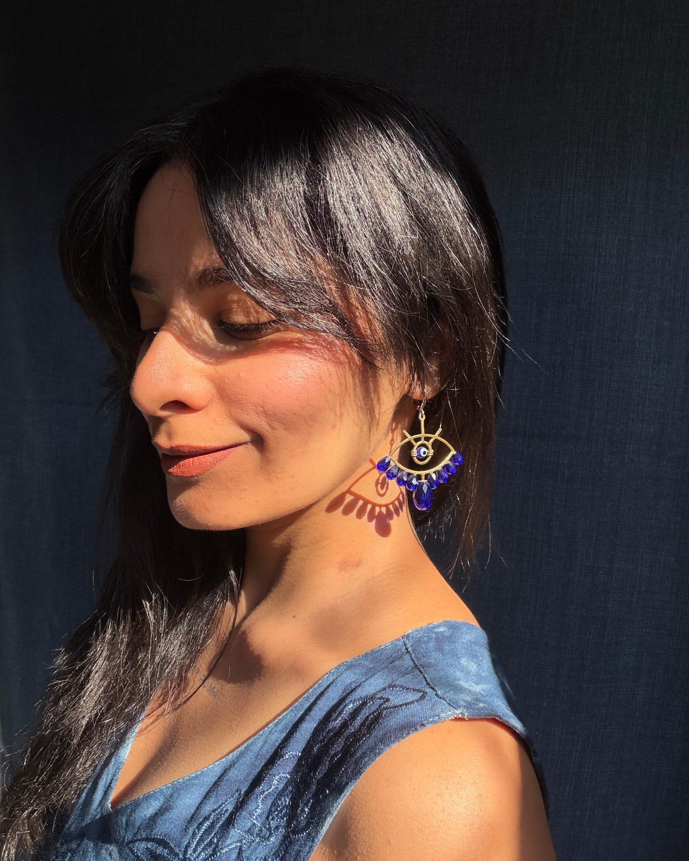 Evil Eye Statement Earrings