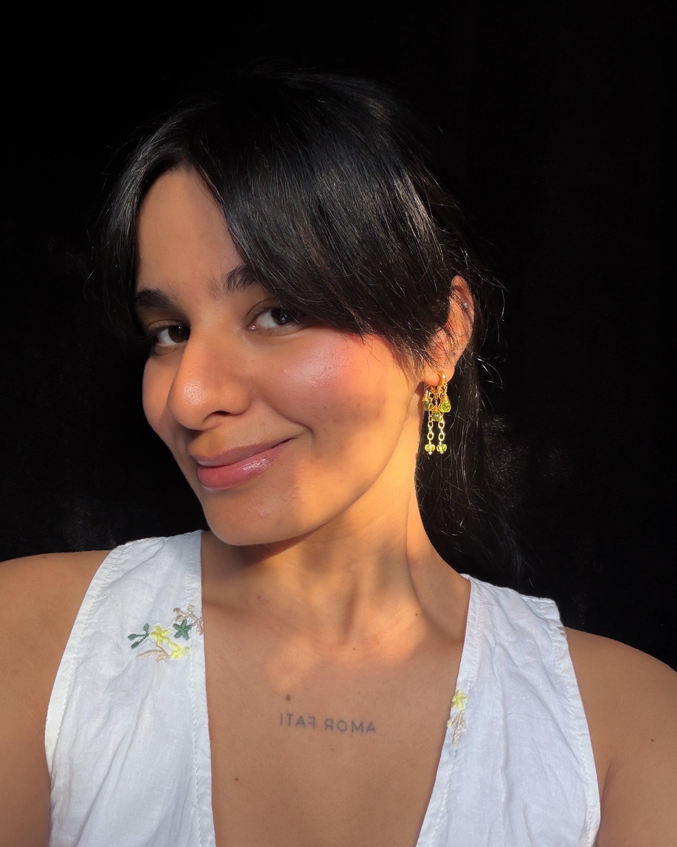Peridot Chandelier Earrings