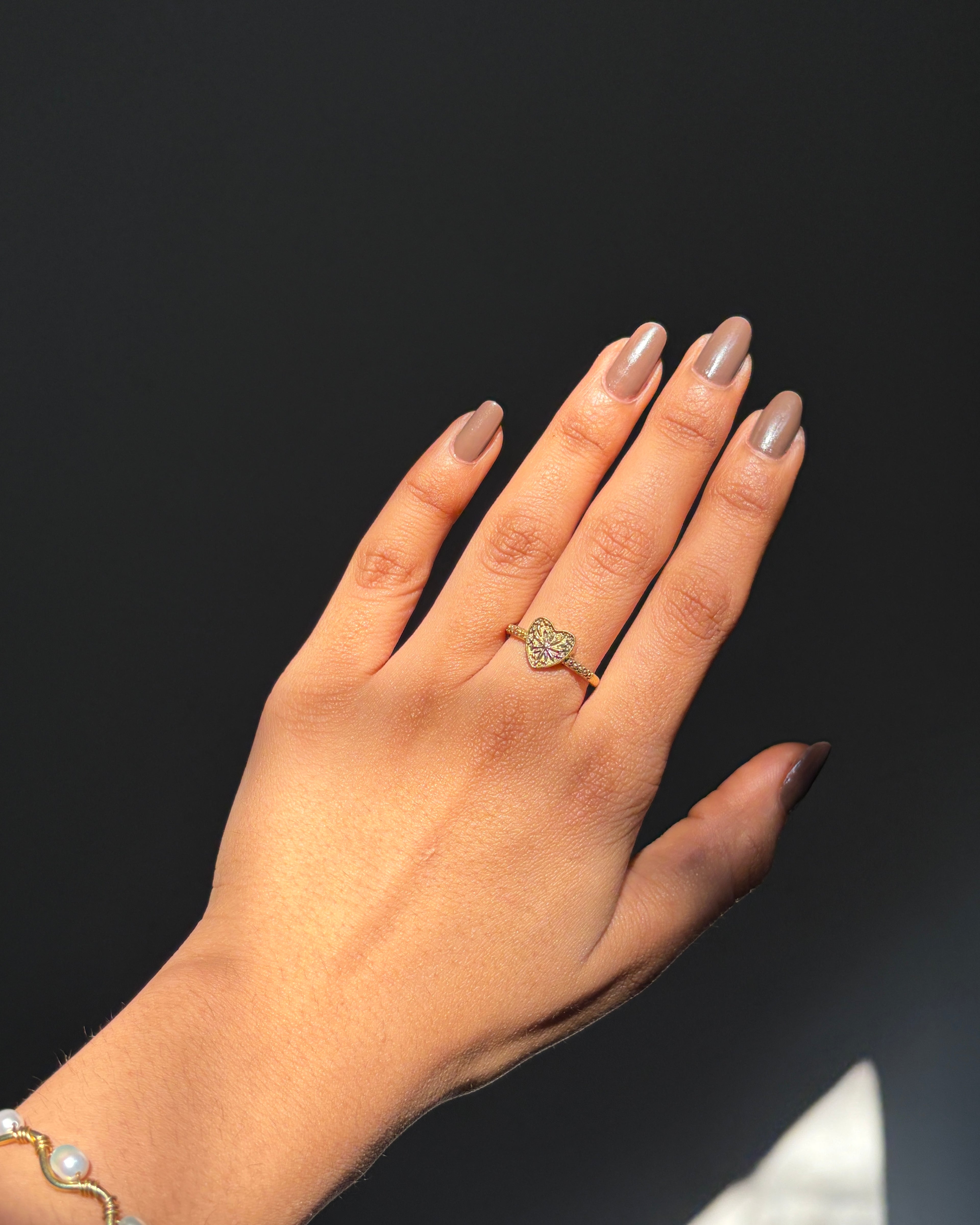 Heart of gold Ring