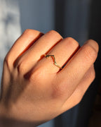 Wishbone Luck Ring