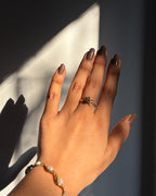 Lotus Ring Brass