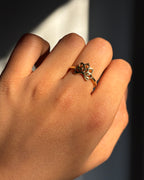 Lotus Ring Brass