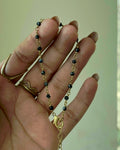 Black Onyx Anklet