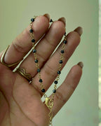 Black Onyx Anklet
