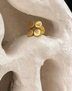 Brass ring with a unique design handmade by A Creator's Studio
