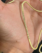 Brass wired flower bookmark with engraving handmade by A Creator's Studio