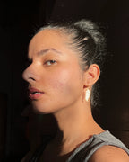 Gold Dipped Botanica Leaf Earrings handmade by A Creator's Studio