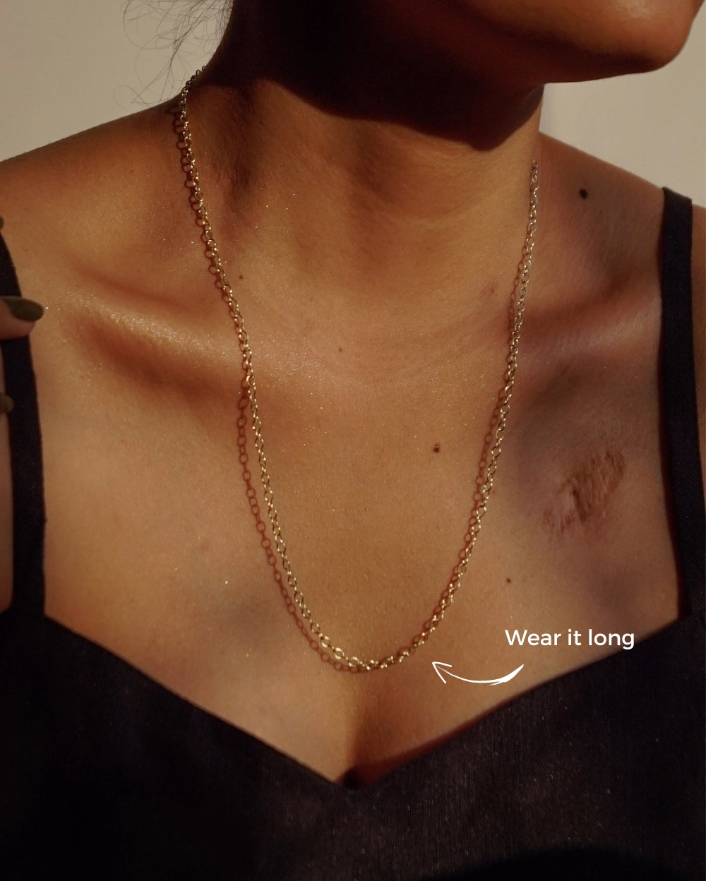 Olivia Round Linked Chain