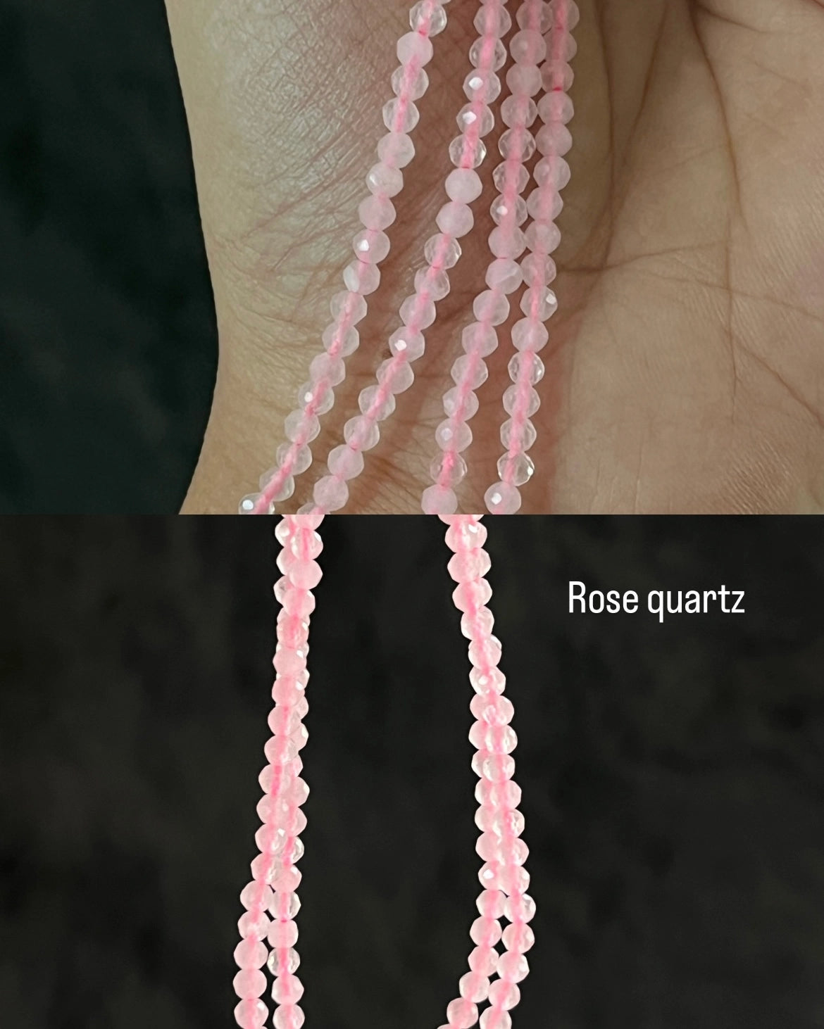 Brass crystal link bracelet with multiple crystal links handmade by A Creator's Studio