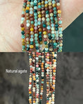 Brass crystal link bracelet with multiple crystal links handmade by A Creator's Studio