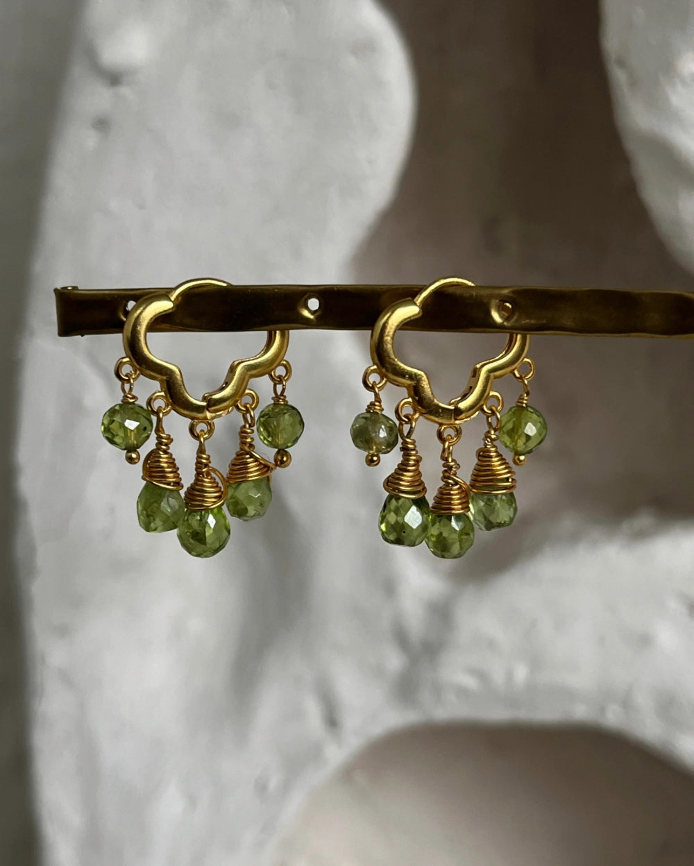 Peridot Chandelier Earrings