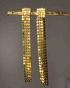 Brass Earrings with unique design handmade by a Creator's studio