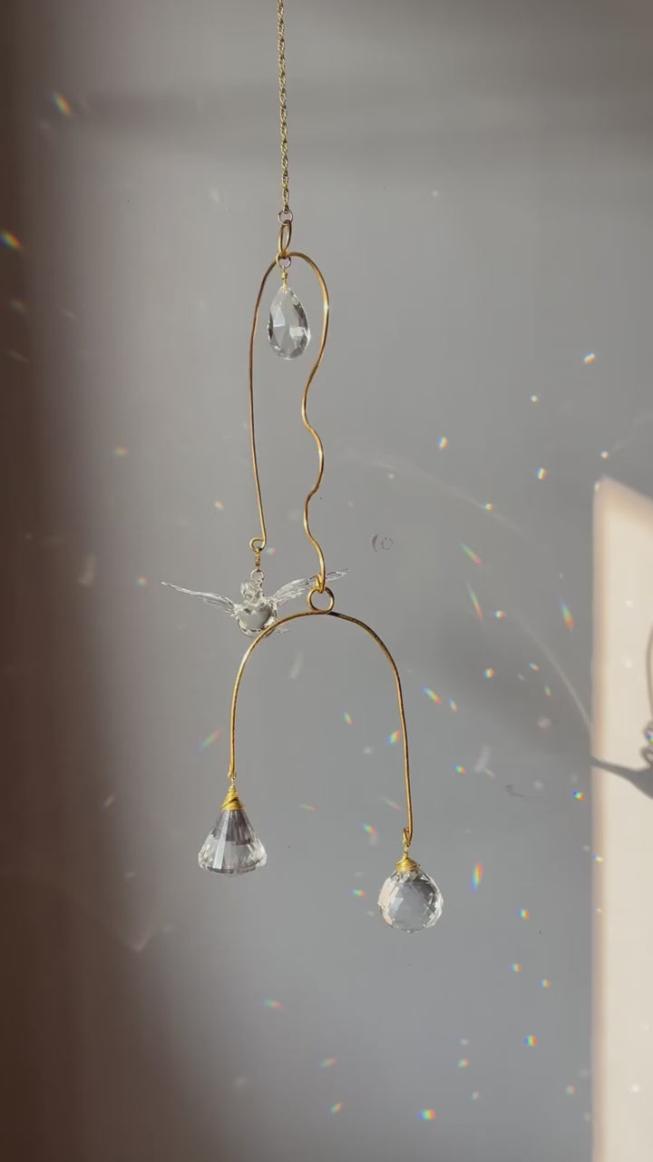Glass Bird Suncatcher
