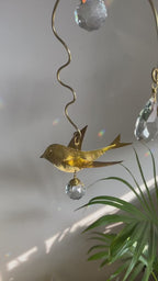Brass Bird Suncatcher
