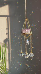 Amethyst Crystal Cluster Suncatcher
