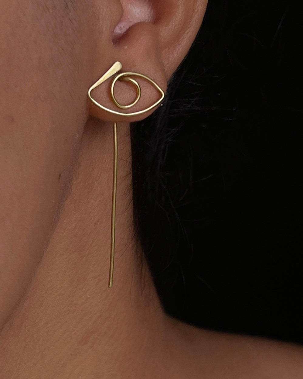 Eye Pin Earrings